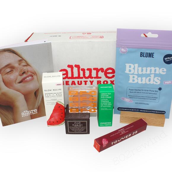 Allure Beauty Box August 2025 GLOW Tower28 FRESH Innisfree BFC Blume FreeShip - Picture 8 of 10